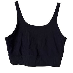 Nike Black Light Support Workout Cropped Tank Sportsbra-L/XL